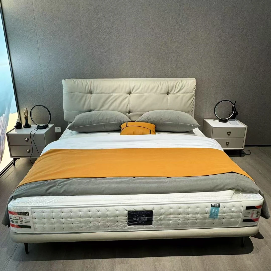 【柚苏】FS-51意式简约轻奢家用卧室双人床【1.5m/1.8m】