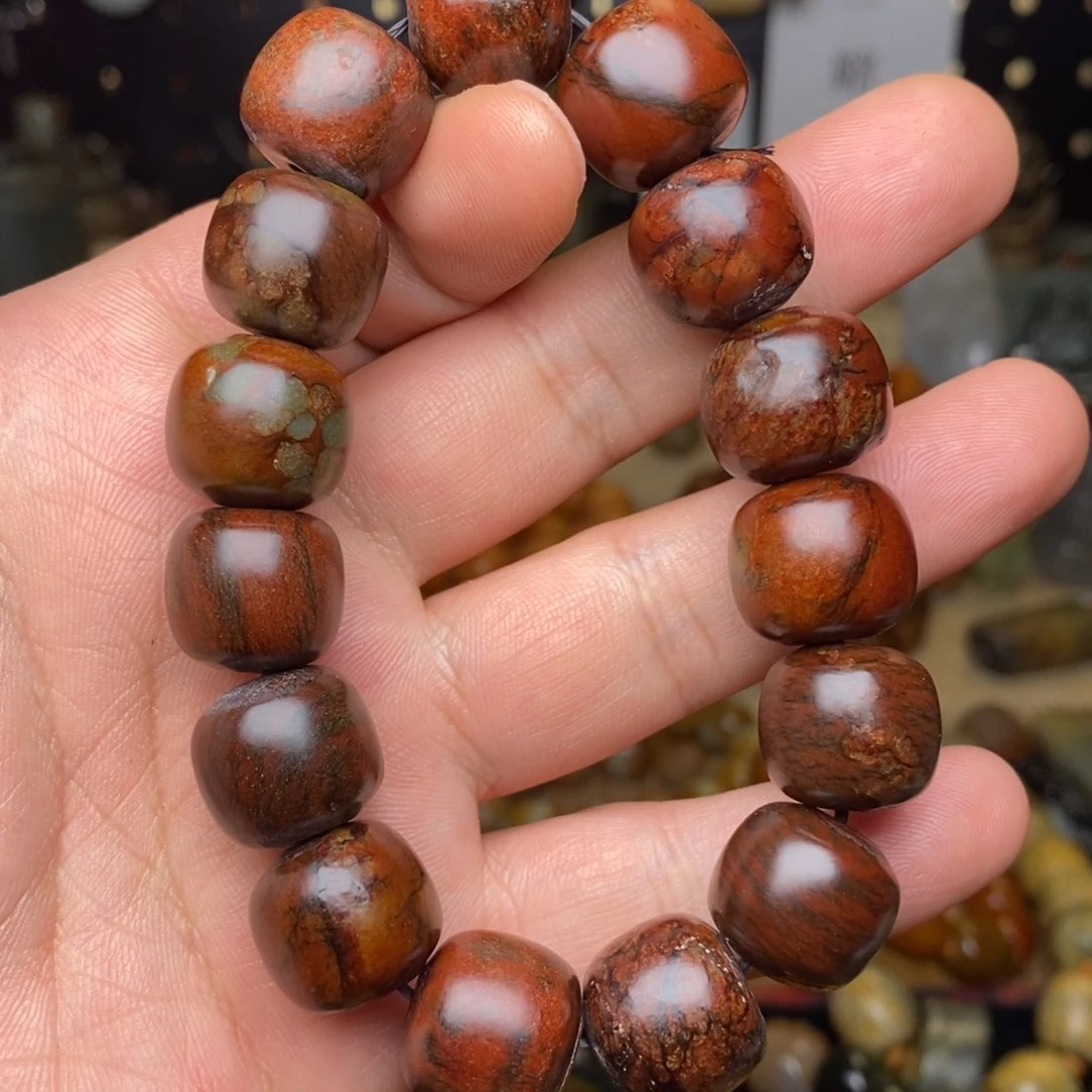 岫岩河磨玉（透闪石质玉）颈饰未镶嵌15+×14