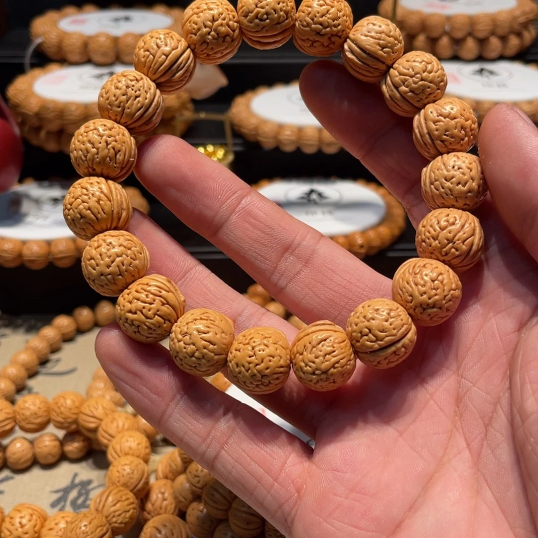 张***.手串桃核南瓜手串