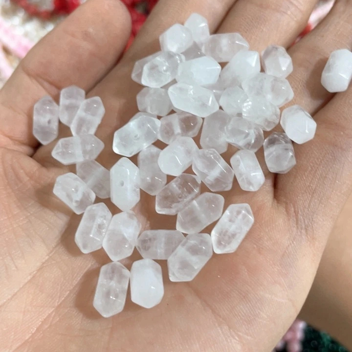 贝壳非金属4个白水横孔小桶珠