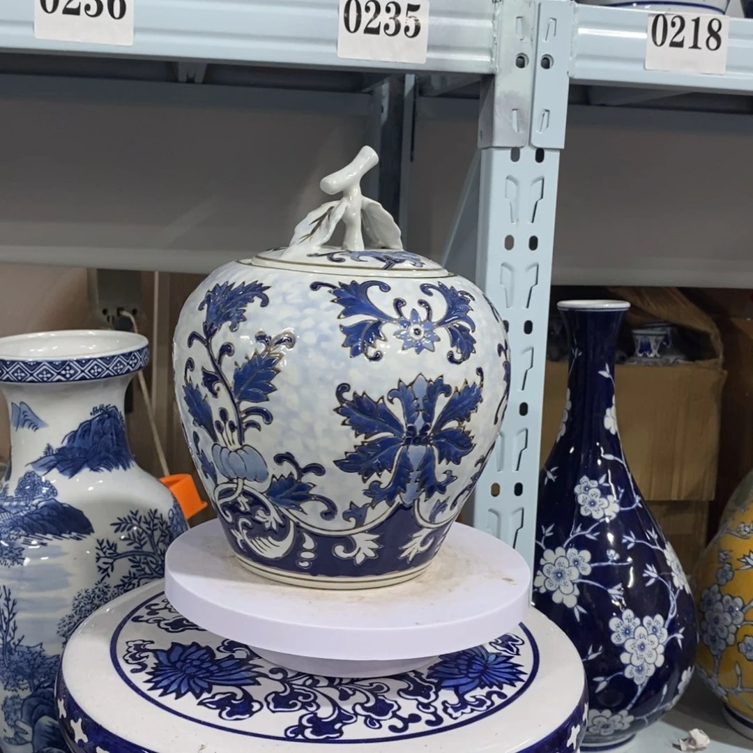 瓶茶叶罐花瓶摆件花瓶
