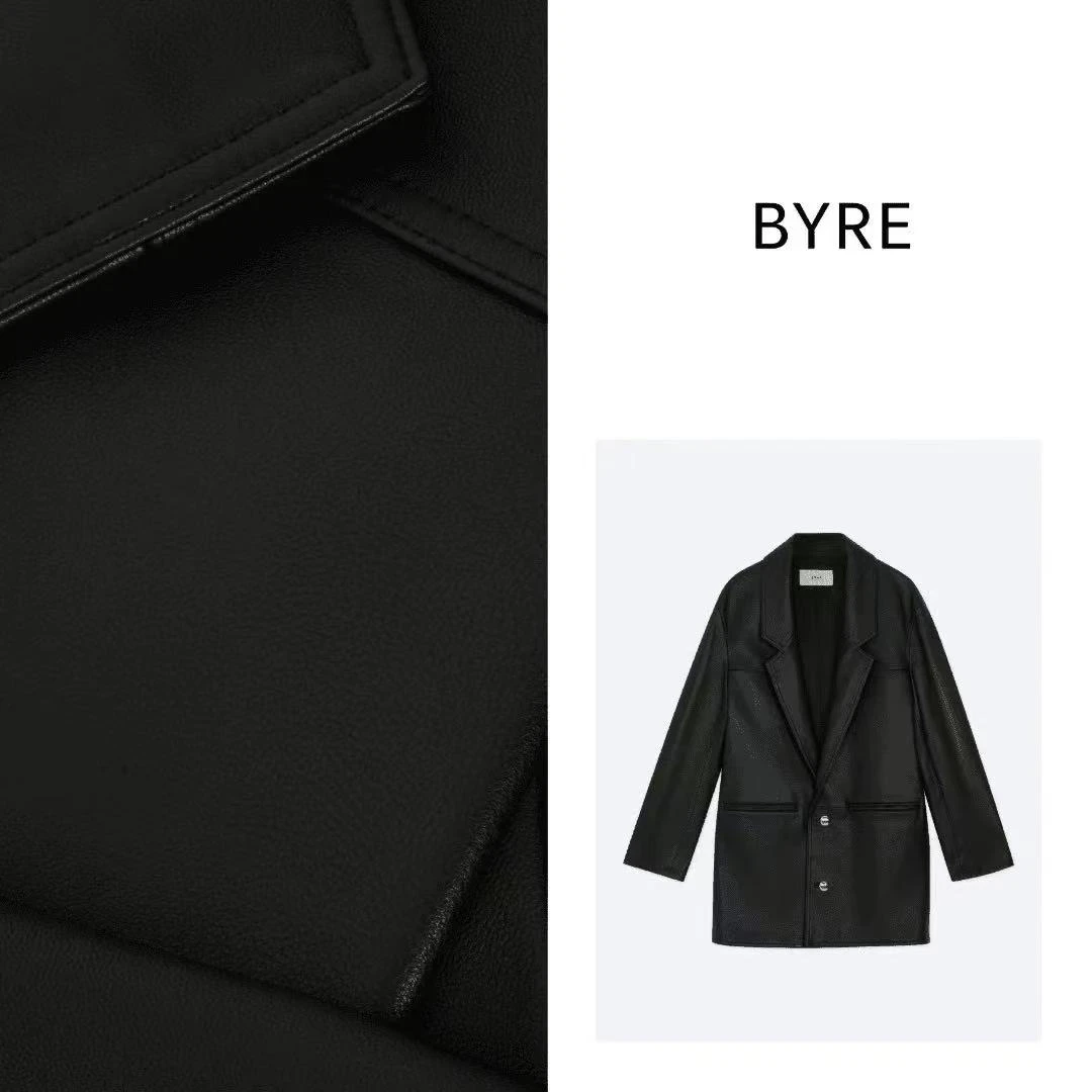 BY005 皮风衣外套