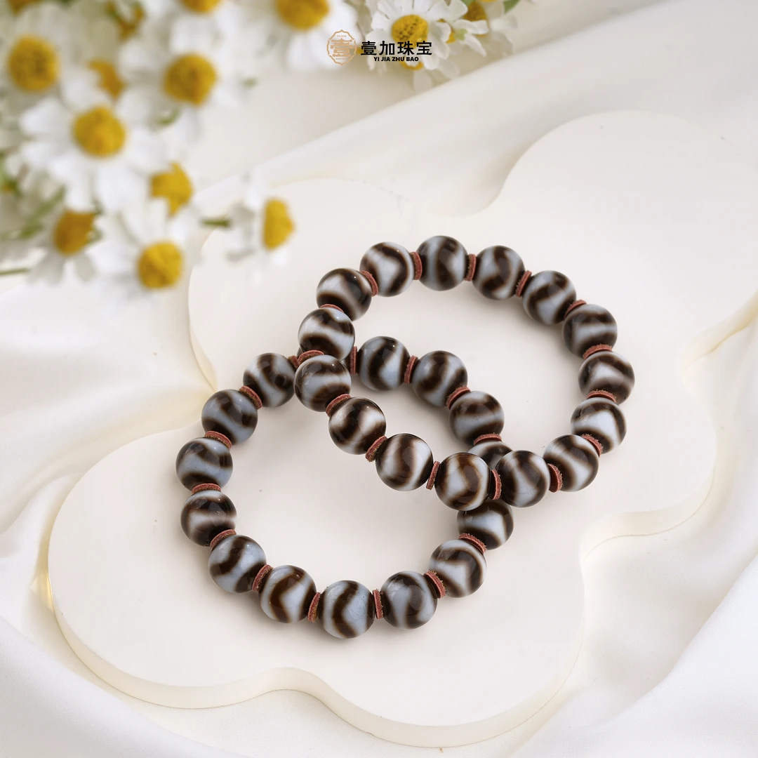 壹加林妹妹 | 玛瑙上肯牙牙手串多样性发其一