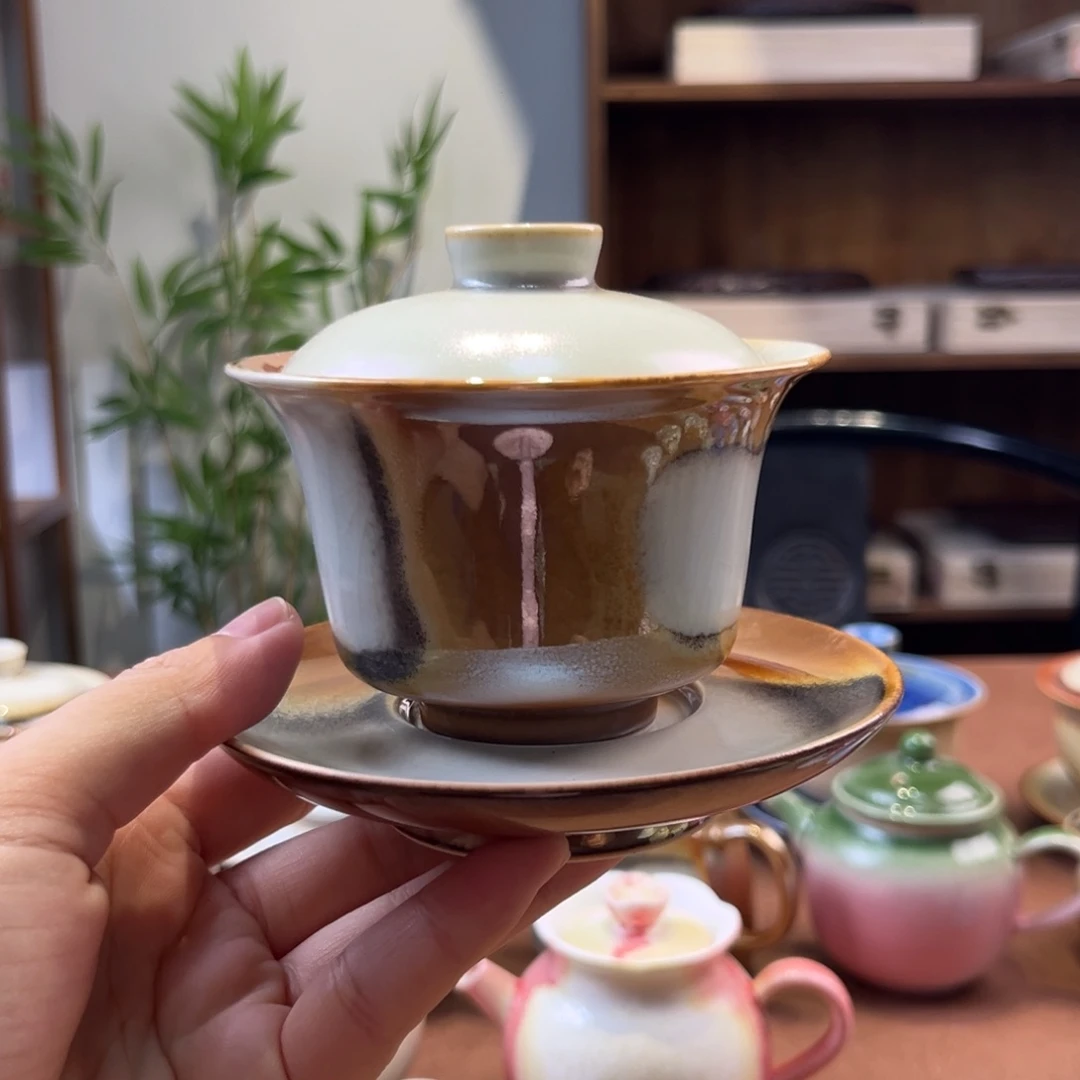 手工制作窑变茶器