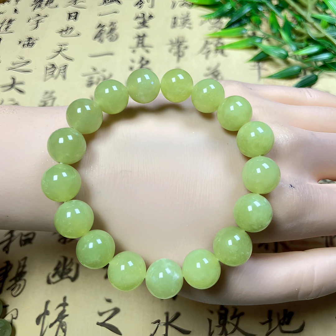 岫玉玉石青提果绿色