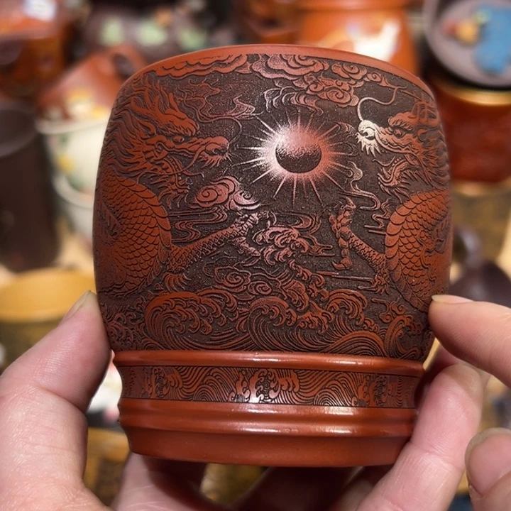 茶杯紫砂宜兴紫砂主人杯