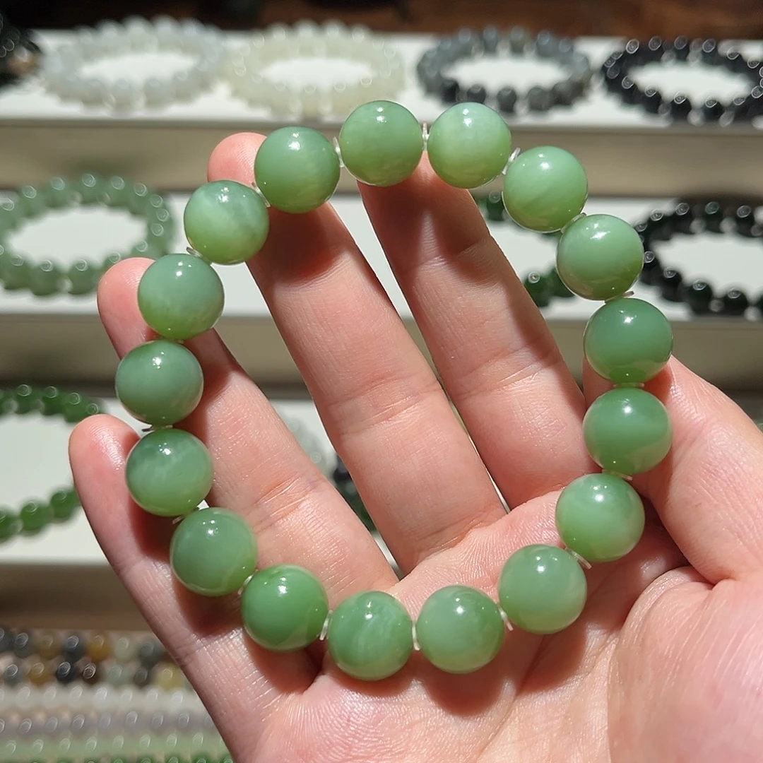 和田玉未镶嵌手链