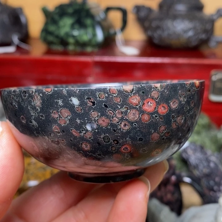 梅花玉红梅茶碗100cc