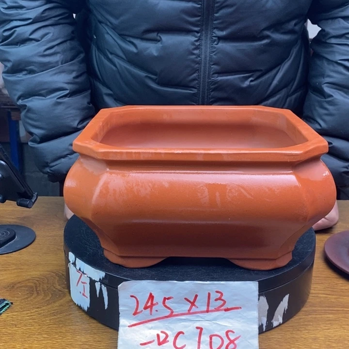 紫砂花盆货号一只CJ08