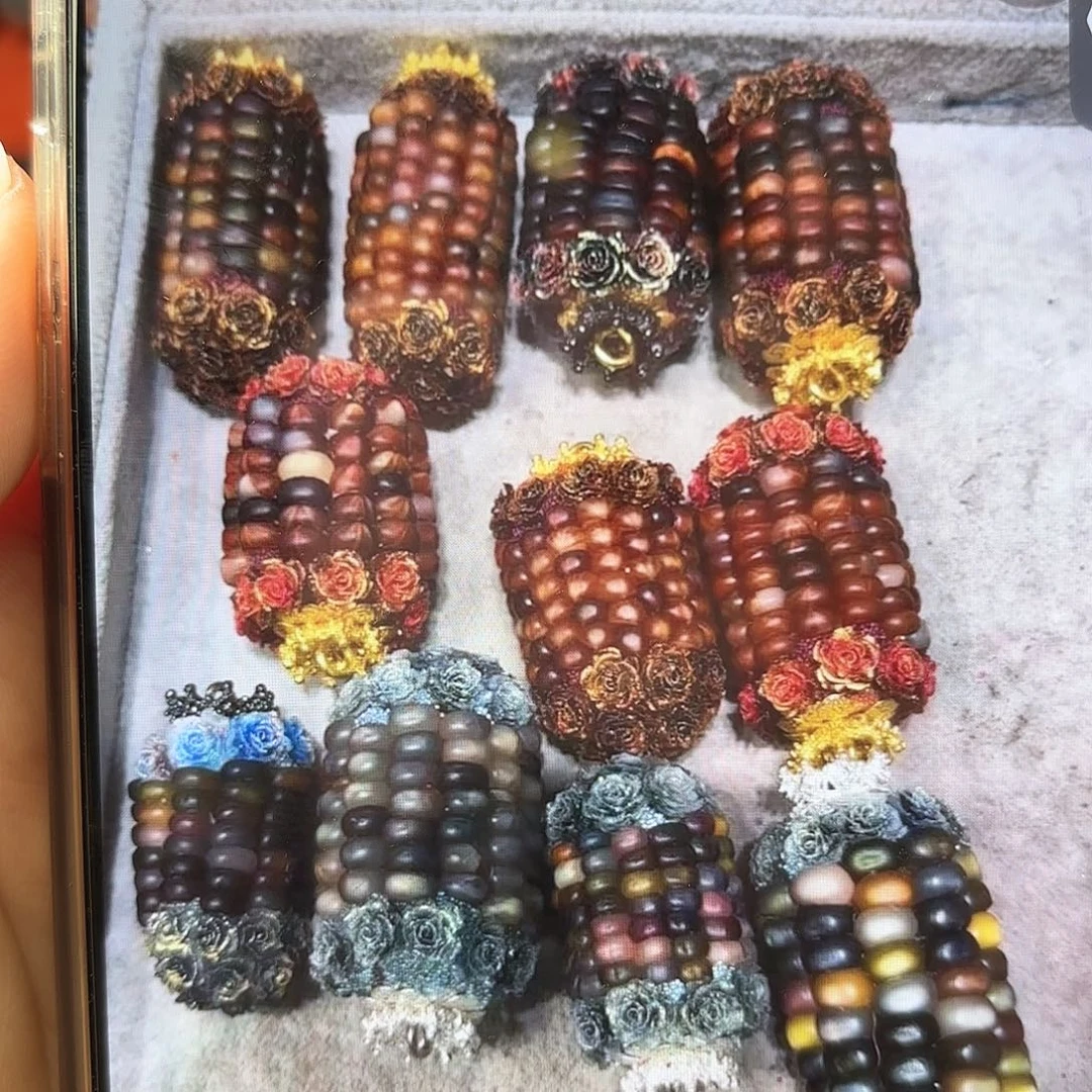 非金属精美手把件玉米