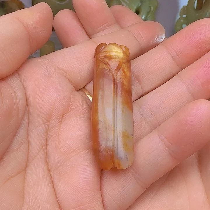 和田玉（糖玉）颈饰未镶嵌