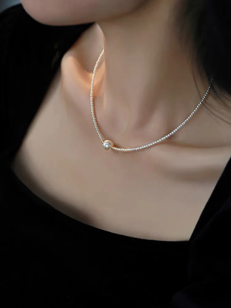 钛钢仿珍珠项链 【遇见】主播自留款一颗珠项链