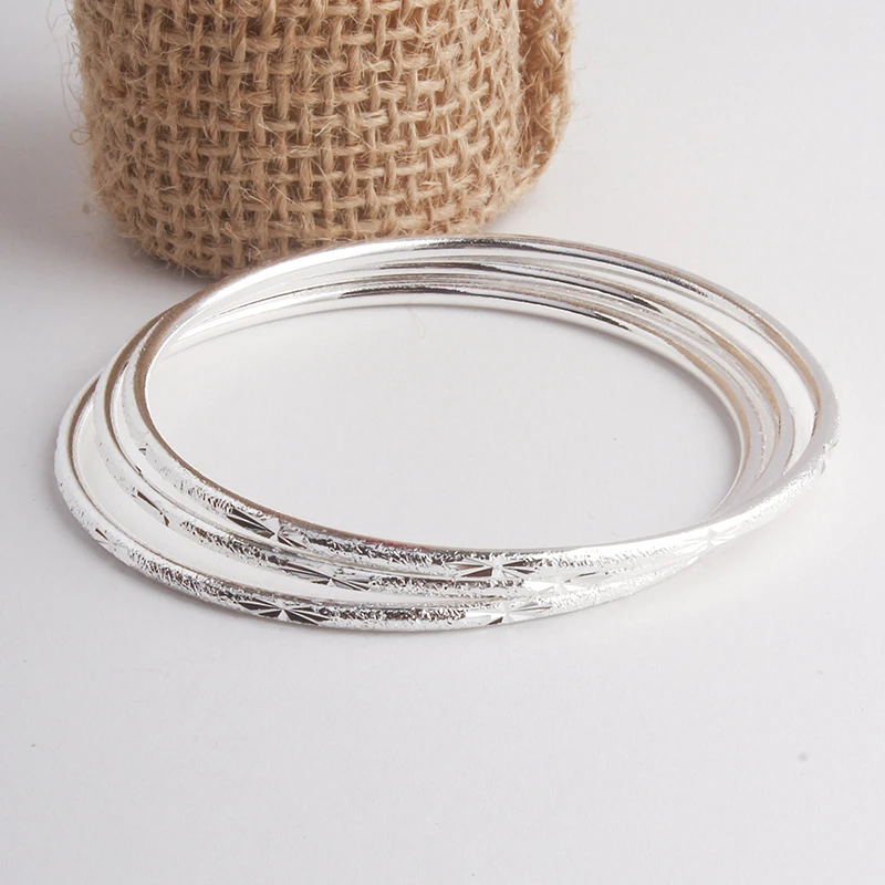 足银手镯 6号链接【三生三世手镯】发货带证书带礼盒