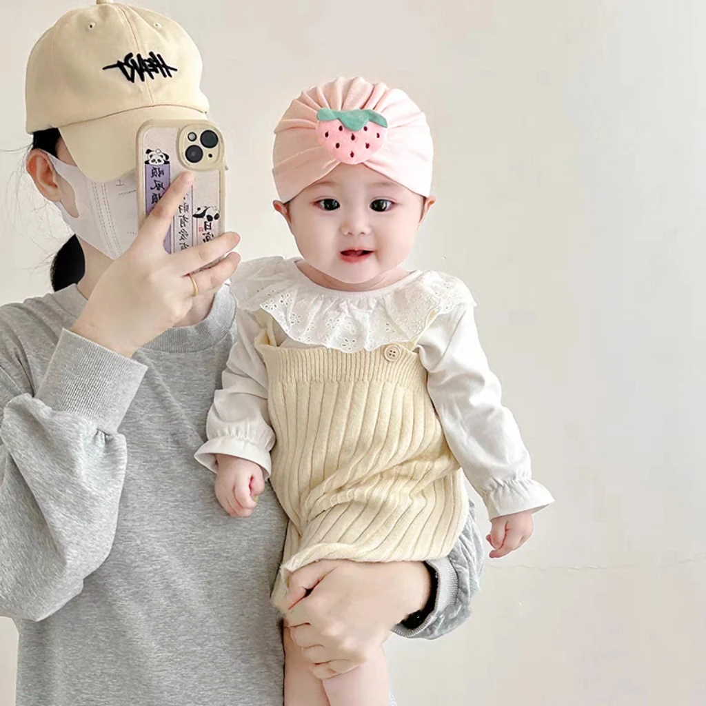 婴儿帽子春秋季小月龄胎帽可爱超萌婴幼儿男宝宝纯棉新生儿印度帽