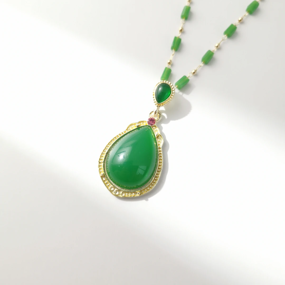 5909【项链】绿 时尚百搭女项链