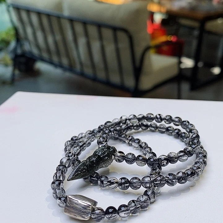 水晶手链未镶嵌三圈手链