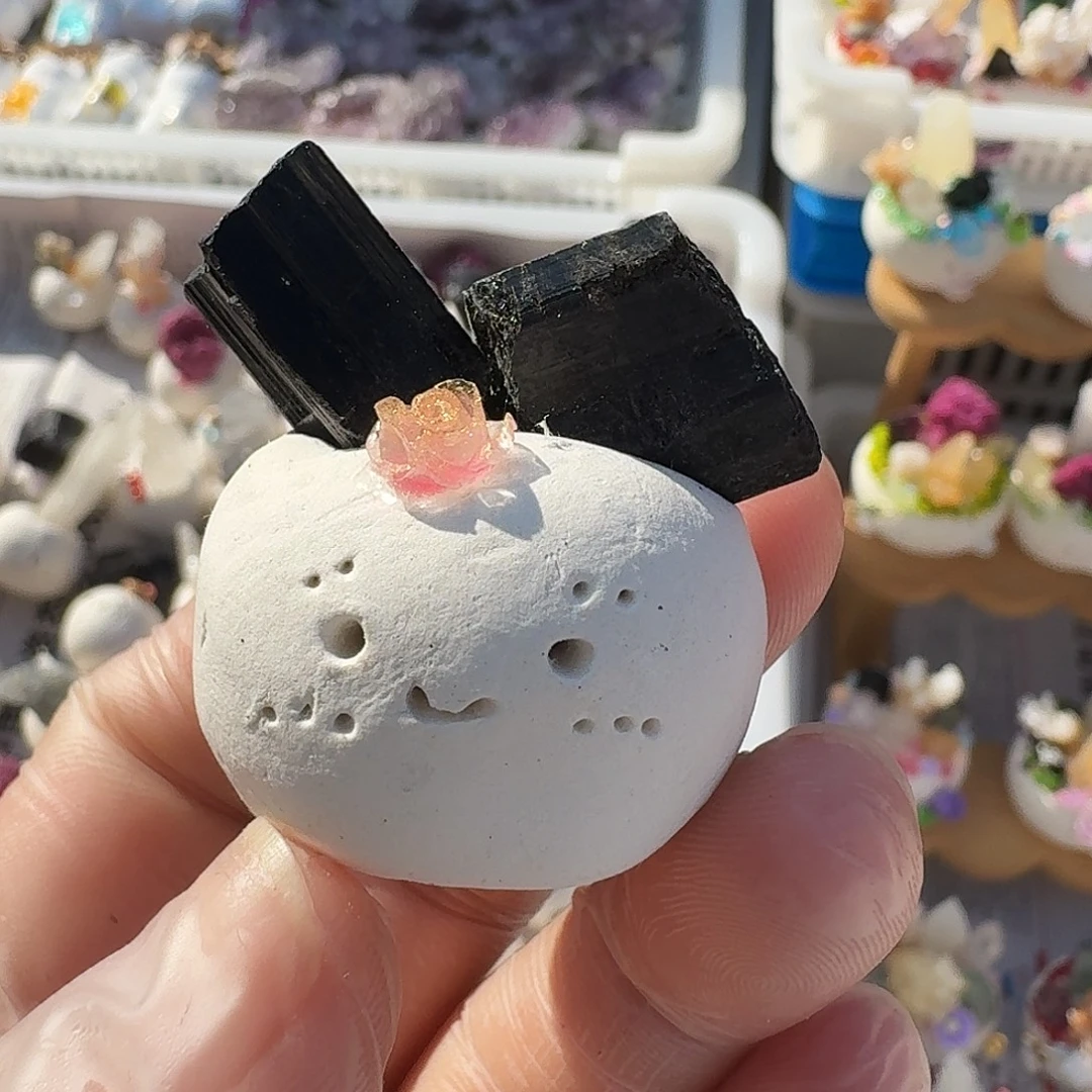 媛***酱黄晶未镶嵌手链黑