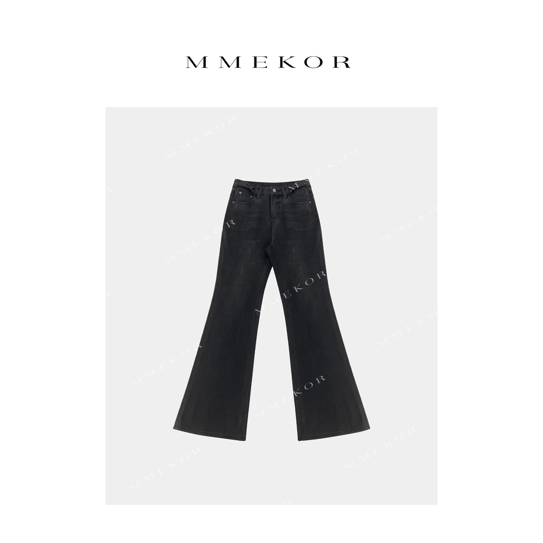 MMEKOR“蝴蝶腿”牛仔裤 2025新款秋款原宿辣妹时尚长裤 79999