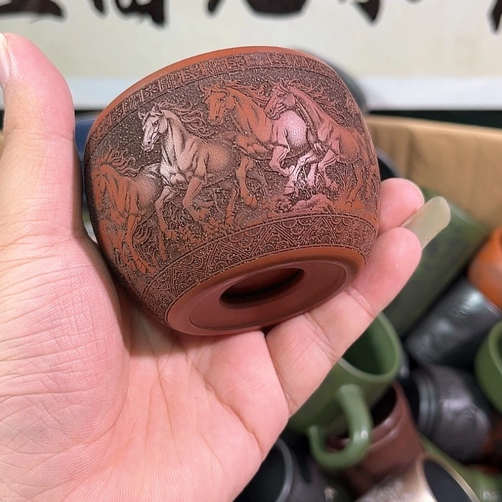 茶杯紫砂全手工紫砂主人杯