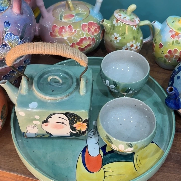 杯景德镇釉下五彩手绘陶瓷