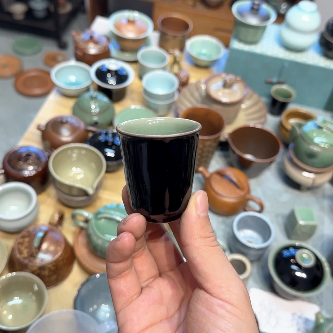 小金茶器青瓷茶具