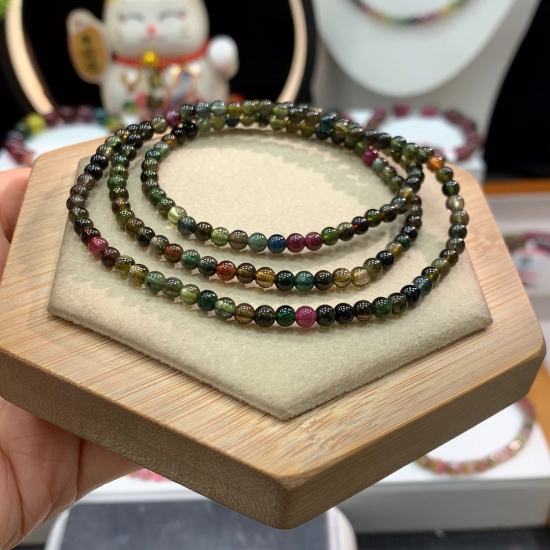 碧玺未镶嵌手链