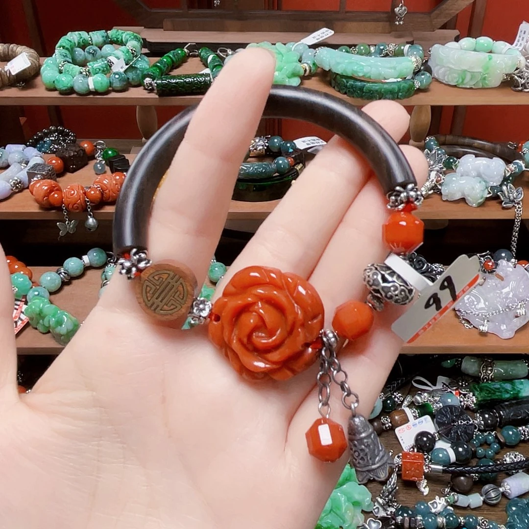 翡翠未镶嵌项链饰品