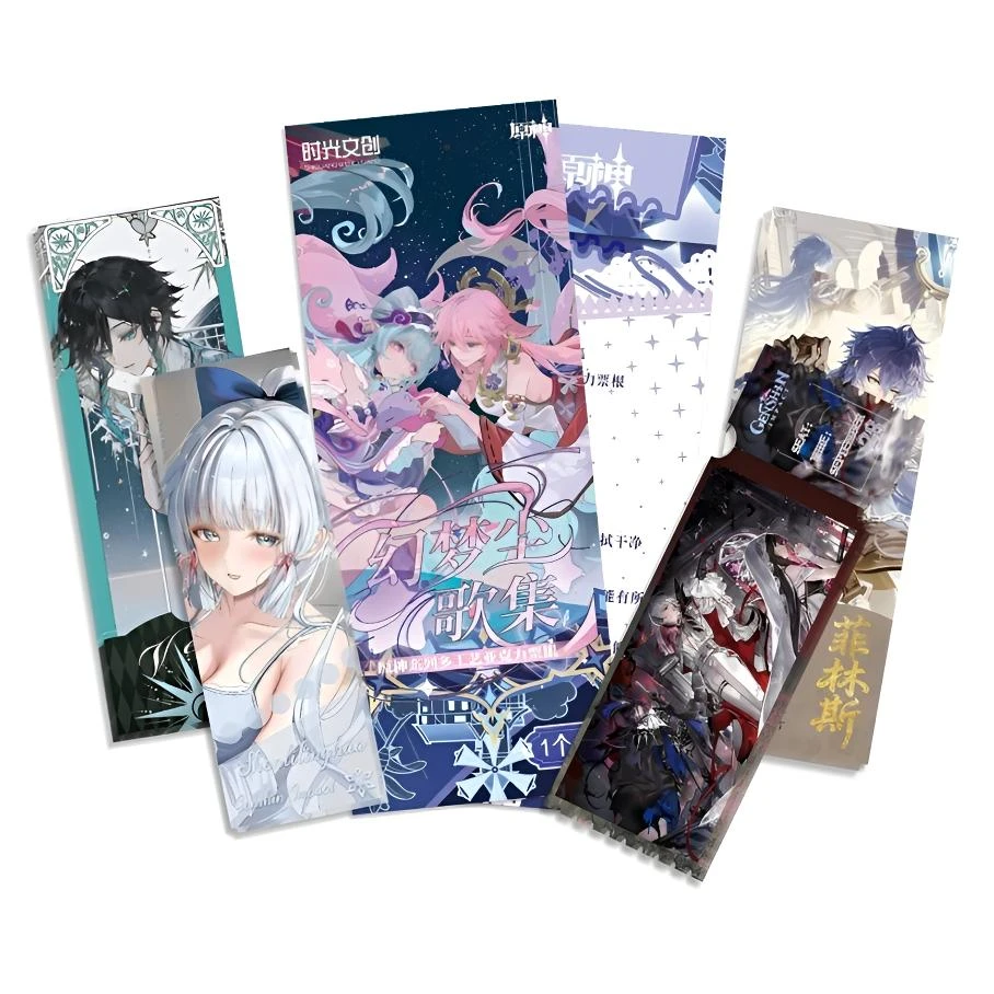 【平拆＆叠叠】时光文创 原神 国产二创票根盲盒（代拆）