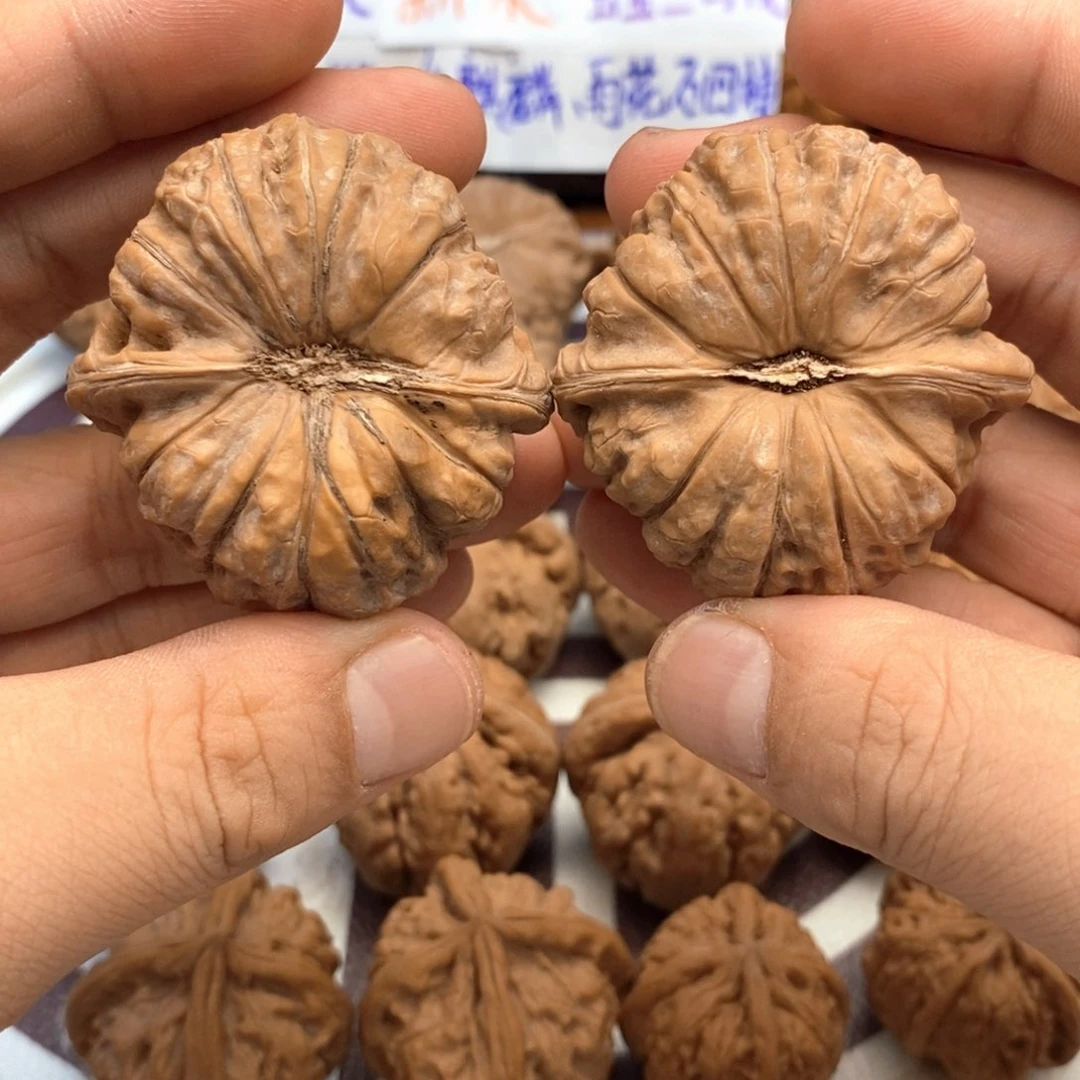【闪购商品】文玩核桃吊坠啊*呀47尺 全品南瓜墩 61