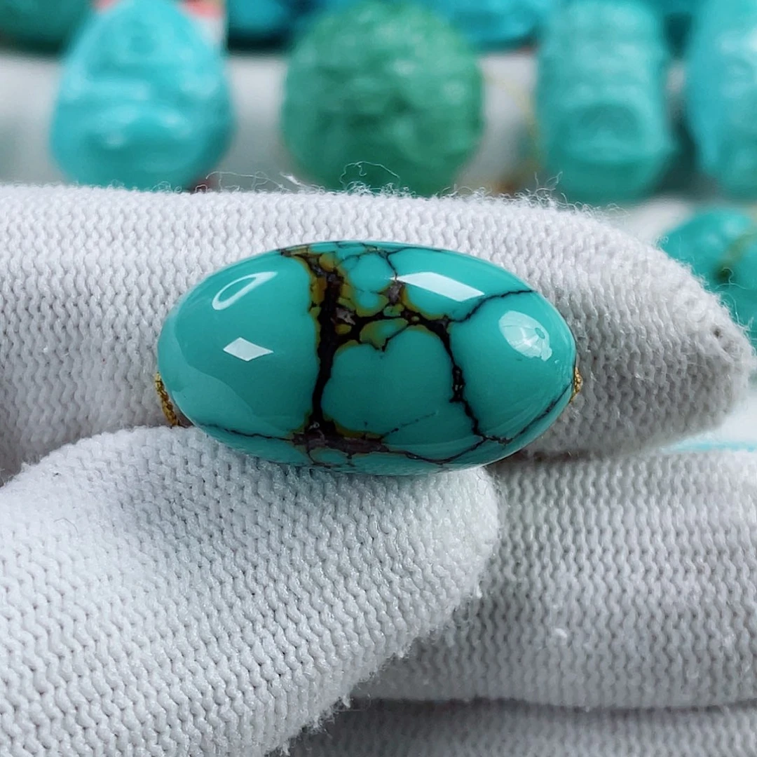 绿松石未镶嵌车挂