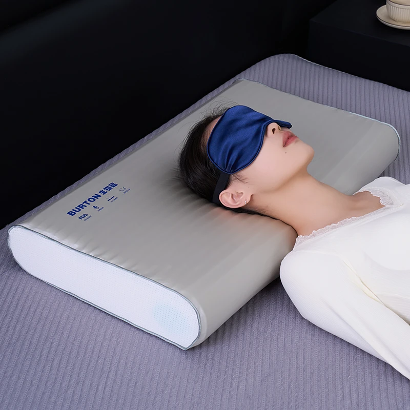 A类乳胶护颈枕家用单人慢回弹偏软助睡眠硅胶枕芯通用