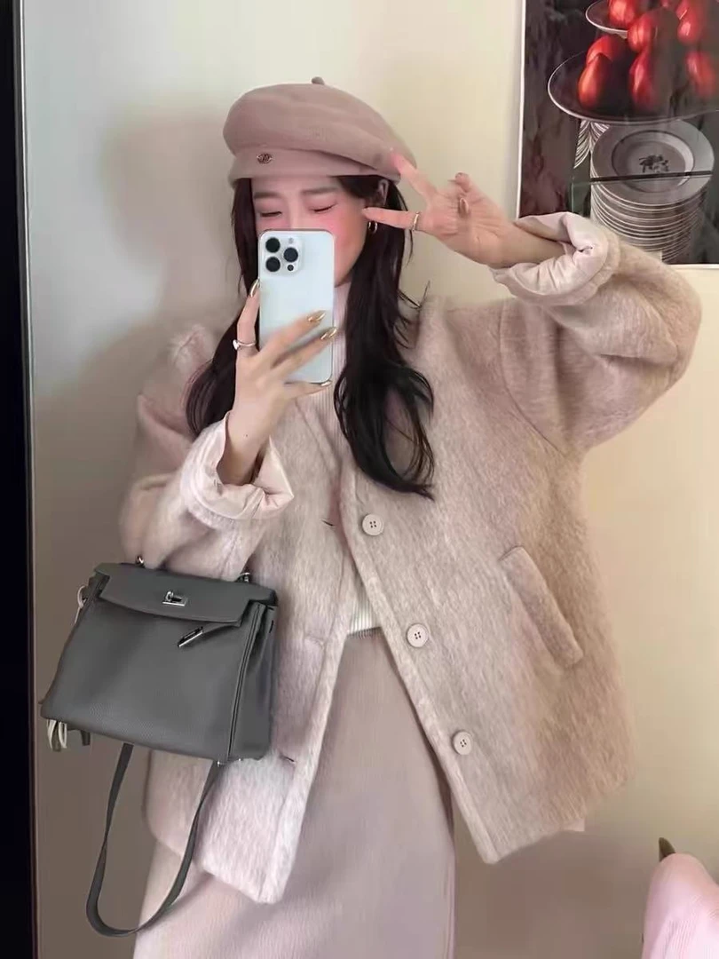 请叫我大韩 WT156粉嫩韩系外套