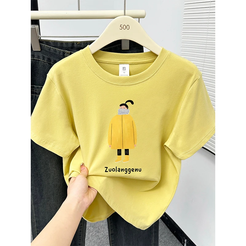 大码胖mm正肩显瘦短袖t恤女夏季新款韩版小个子休闲百搭圆领上衣