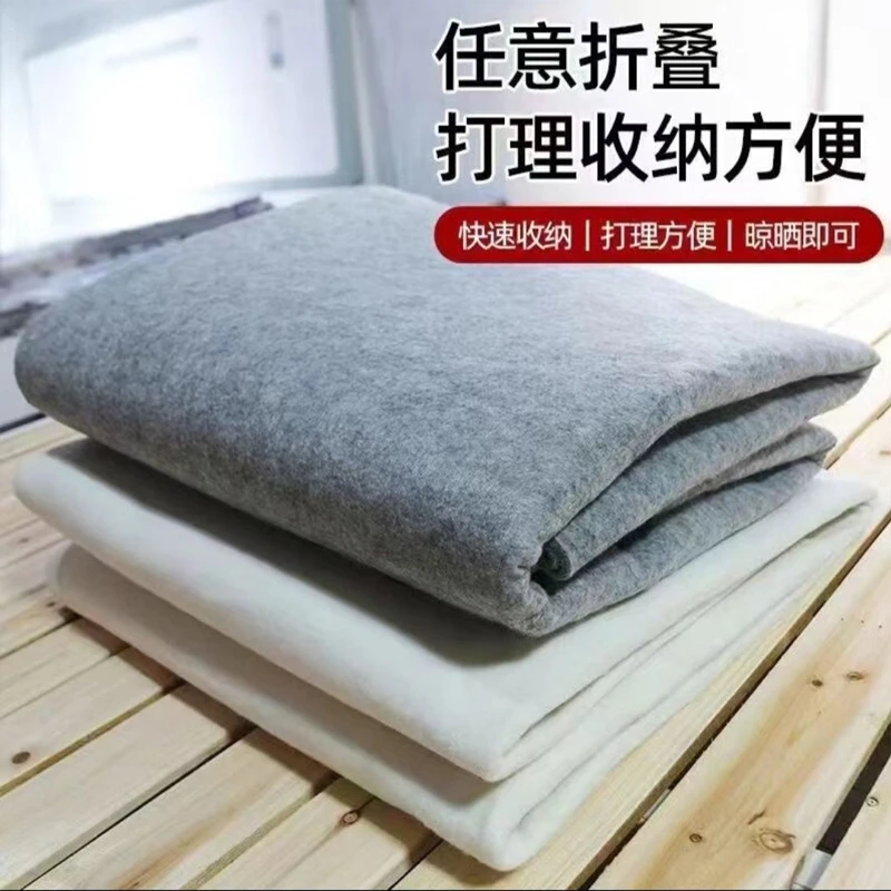 学生宿舍防潮垫加厚防潮吸湿床垫榻榻米家用可折叠毛毡床加床垫