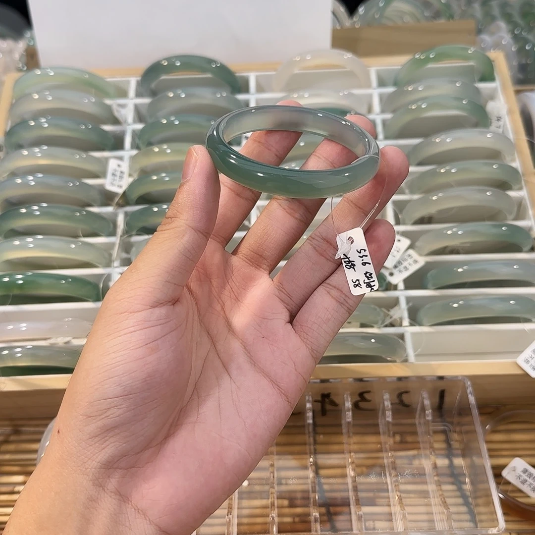 手镯玛瑙/玉髓未镶嵌圈口53.6