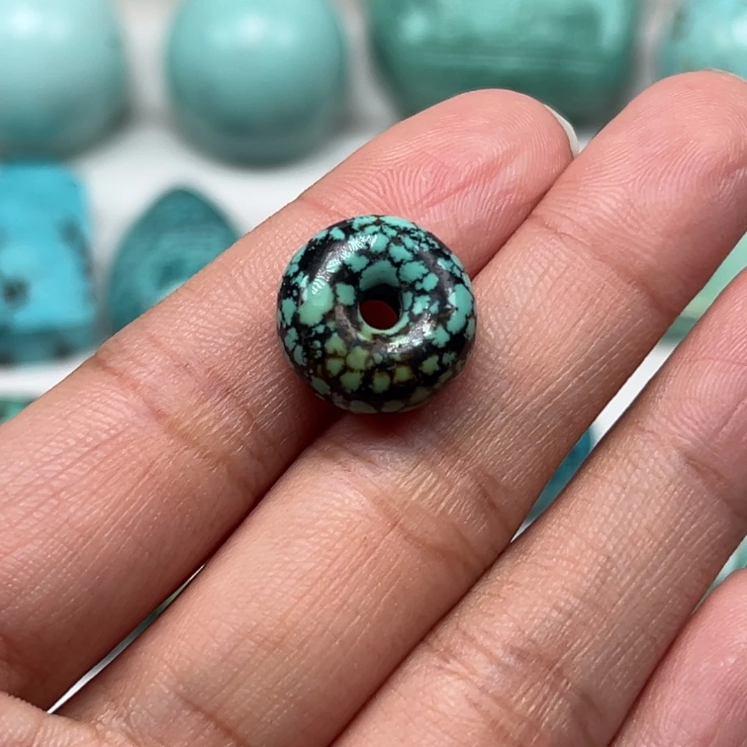 风***萍未镶嵌绿松石珠宝奇石