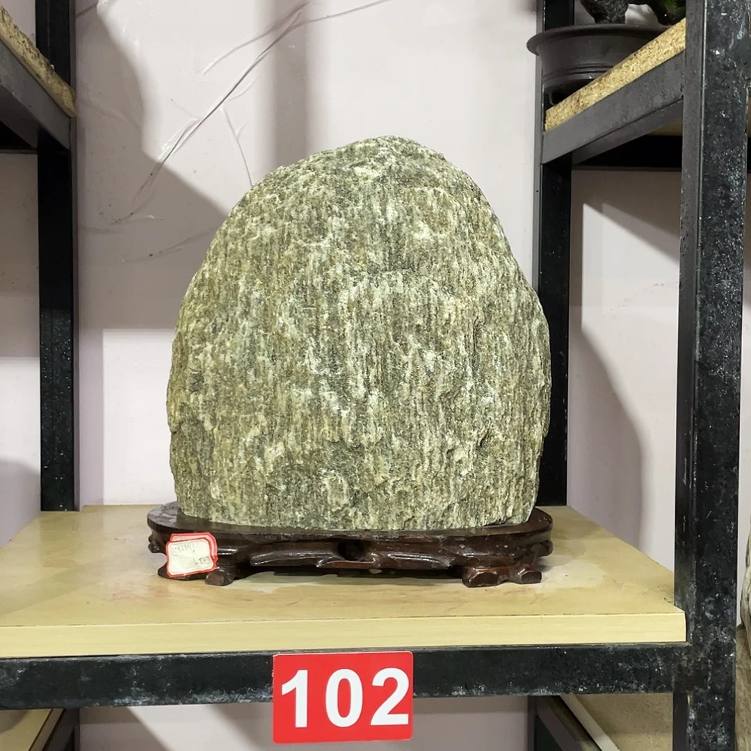 劉***.石材靠山石平安石摆件