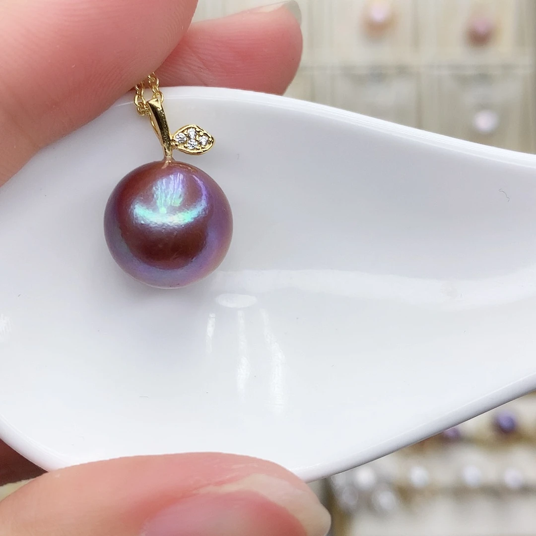 淡水珍珠项链合金