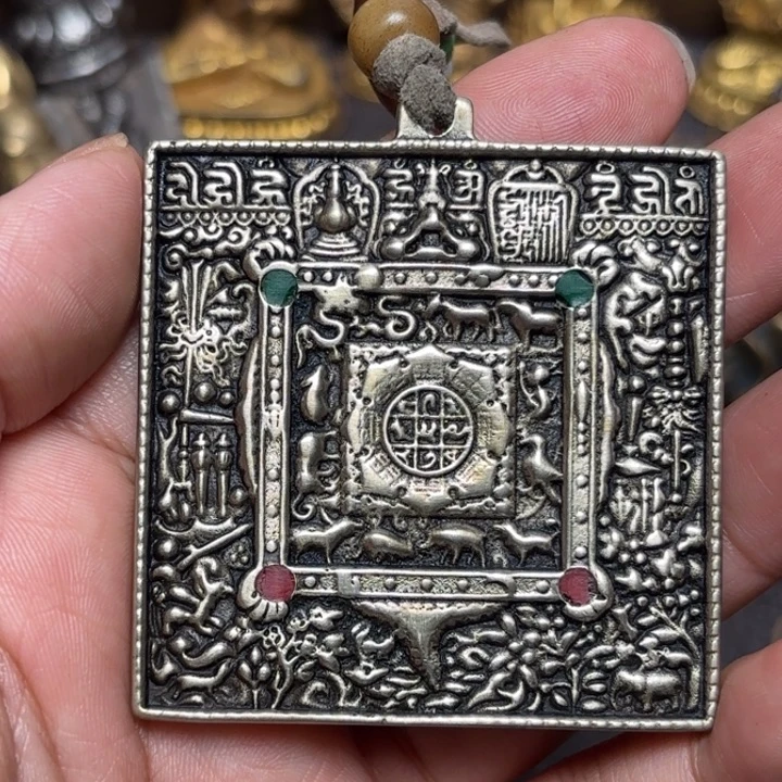 玻璃颈饰藏传喜马拉雅