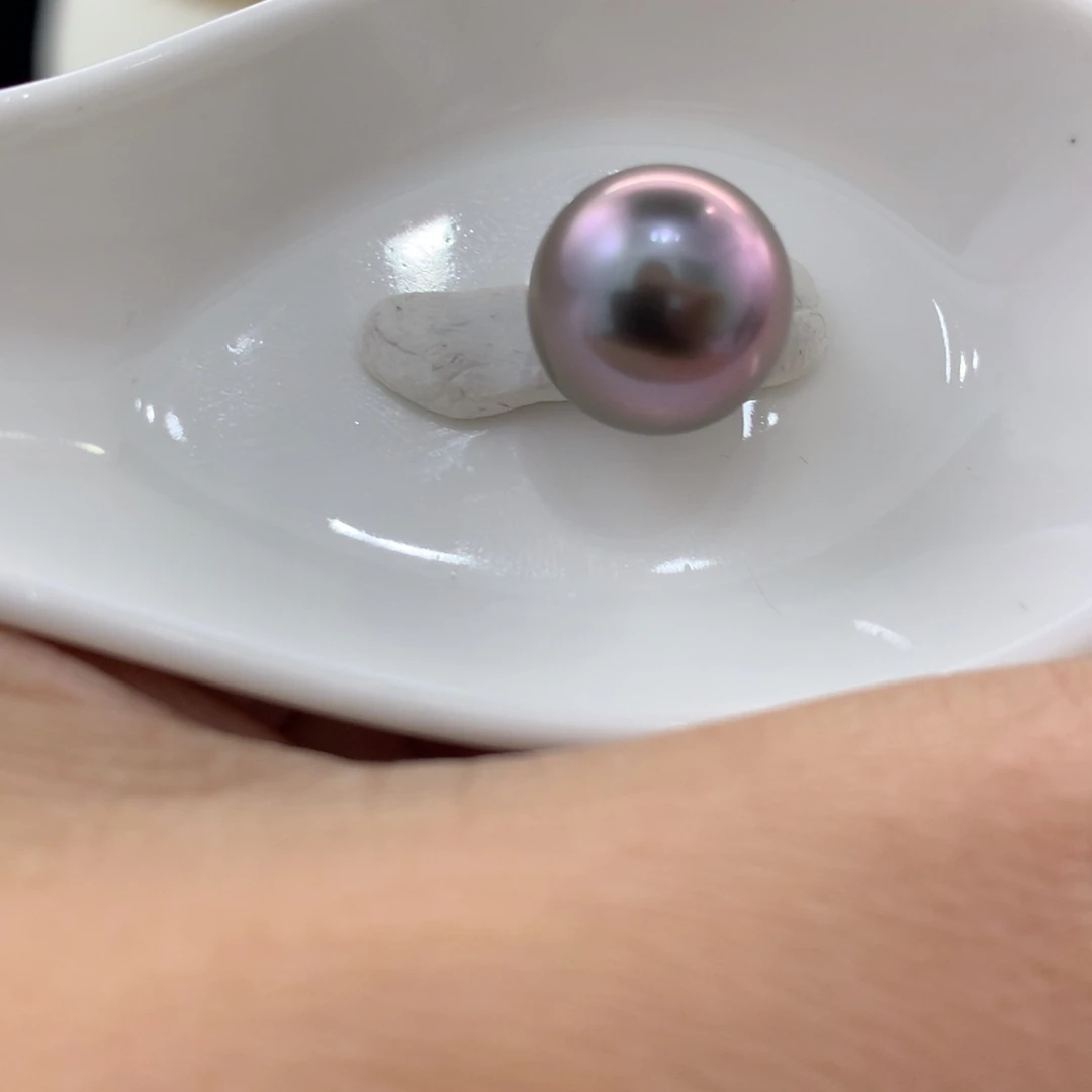 未镶嵌裸珠定制海水珍珠蜜桃粉