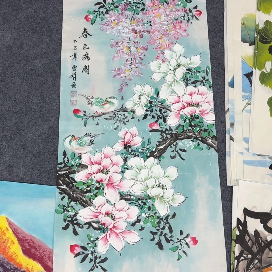 国画100×50画画画画
