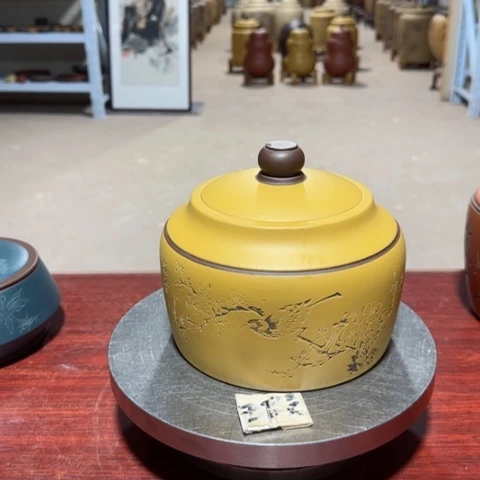 紫砂茶叶罐小*子。。。。。。。。。
