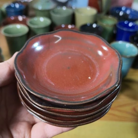 m***e瓷片磁州窑五厂盘碗壶杯有瑕疵