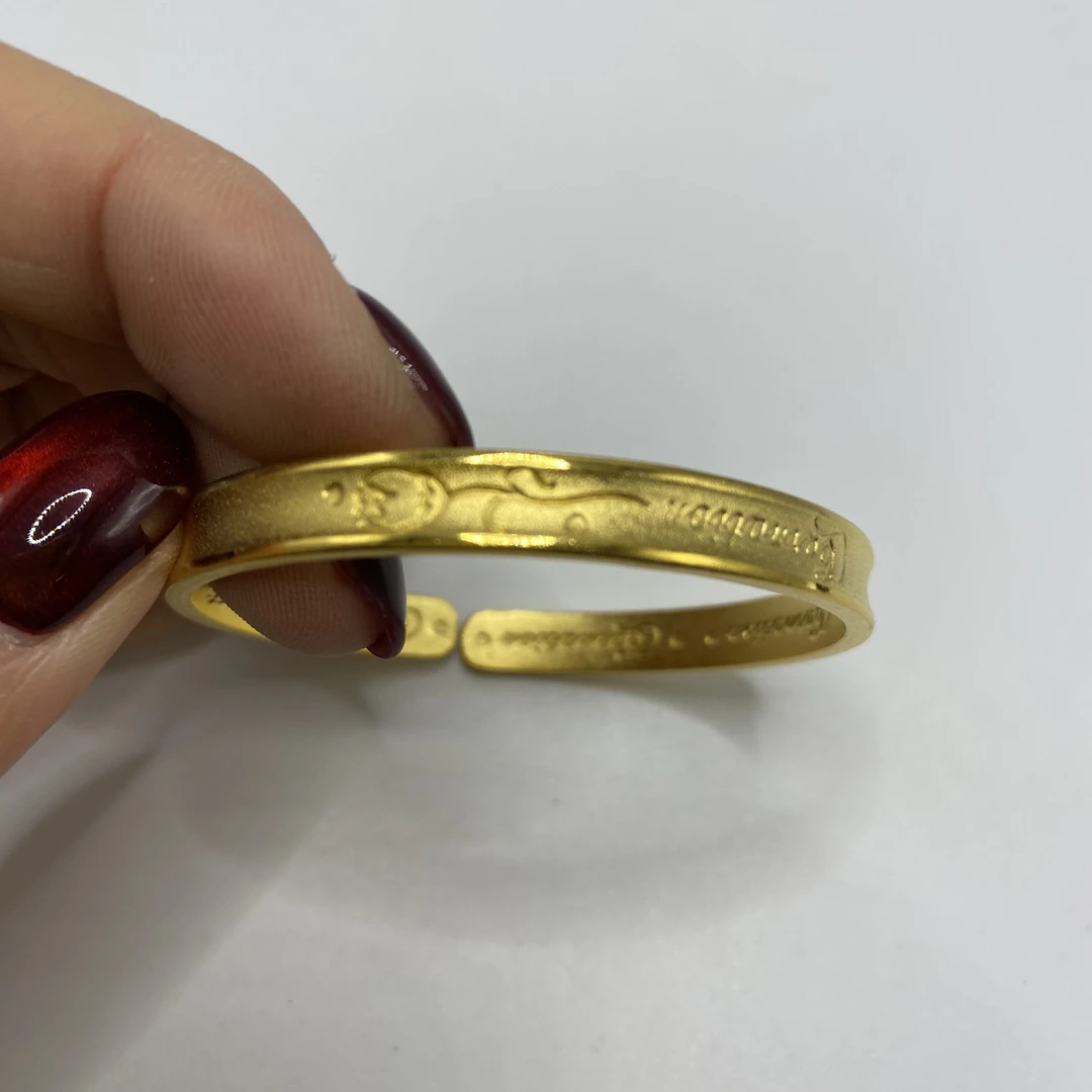 花型开口磨砂手镯B82