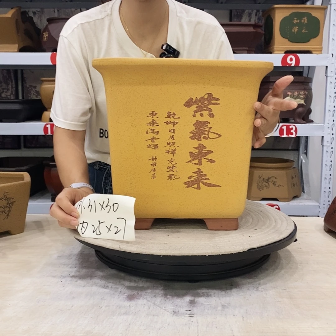紫砂花盆紫砂花盆