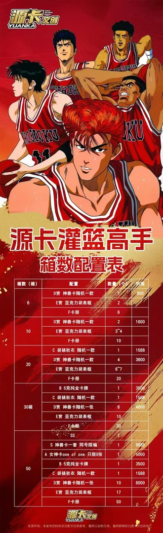 【碰碰】 源卡灌篮高手-国卡-二创-收藏卡牌-盲盒产品-代拆