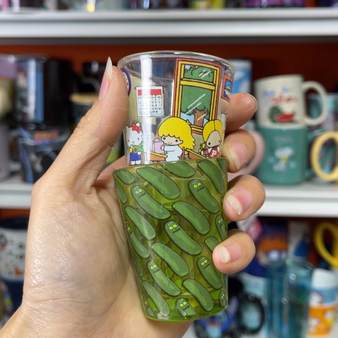 水晶玻璃吸管款仨酒杯➕吸管