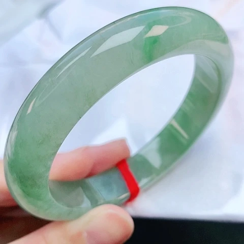 未镶嵌手镯翡翠56圈口010007