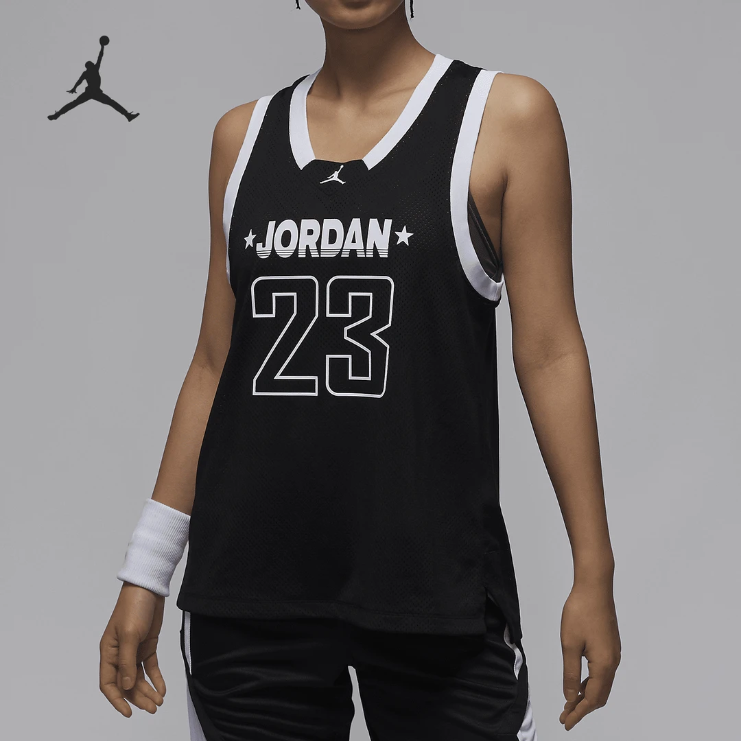 Nike/耐克正品新款JORDAN女士透气休闲无袖背心FN6688-010