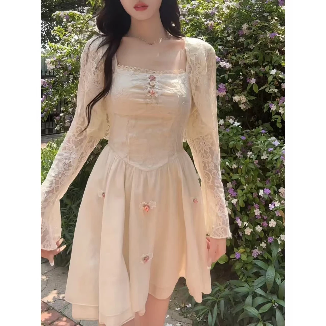 【 玫瑰开衫】显瘦镂空小众收腰时尚气质温柔纯欲开衫LW028